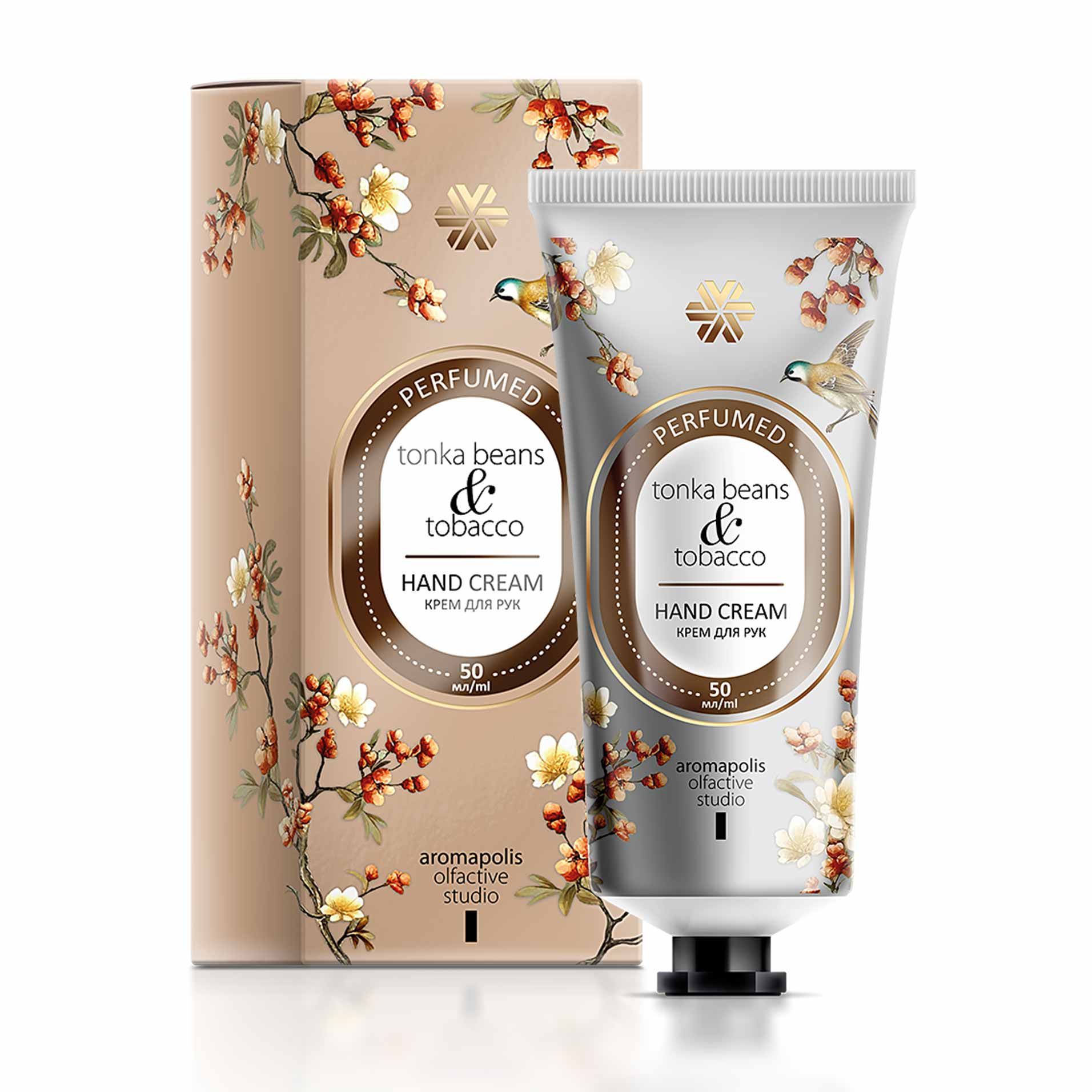 Шай дәстүрлері - «Тонка бұршақтары мен темекі», парфюмерлік қол кремі