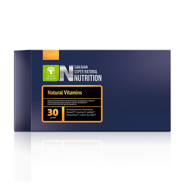 Thực phẩm bảo vệ sức khỏe Siberian Super Natural Nutrition. Natural Vitamins
