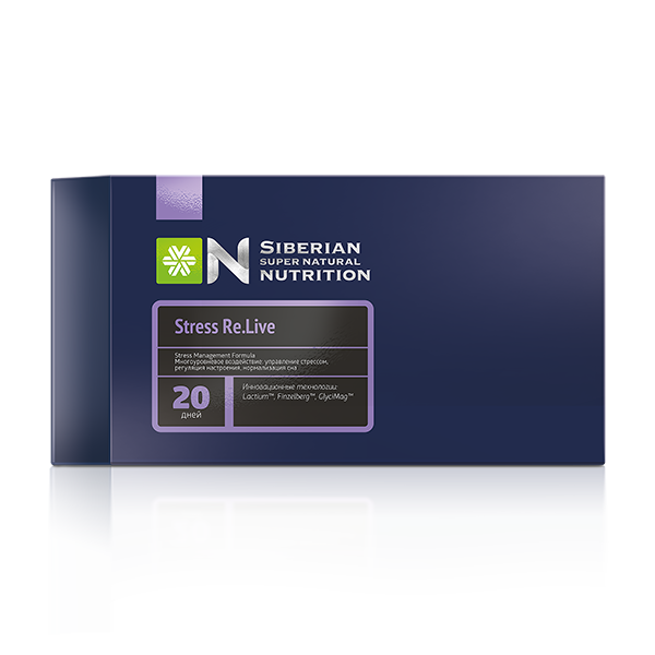 Thực phẩm bảo vệ sức khỏe Siberian Super Natural Nutrition. Stress Re.live