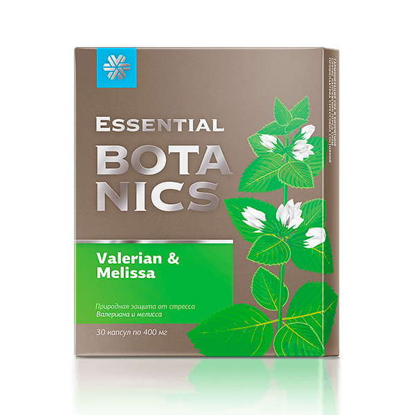 Thực phẩm bảo vệ sức khỏe Essential Botanics Valerian & Melissa