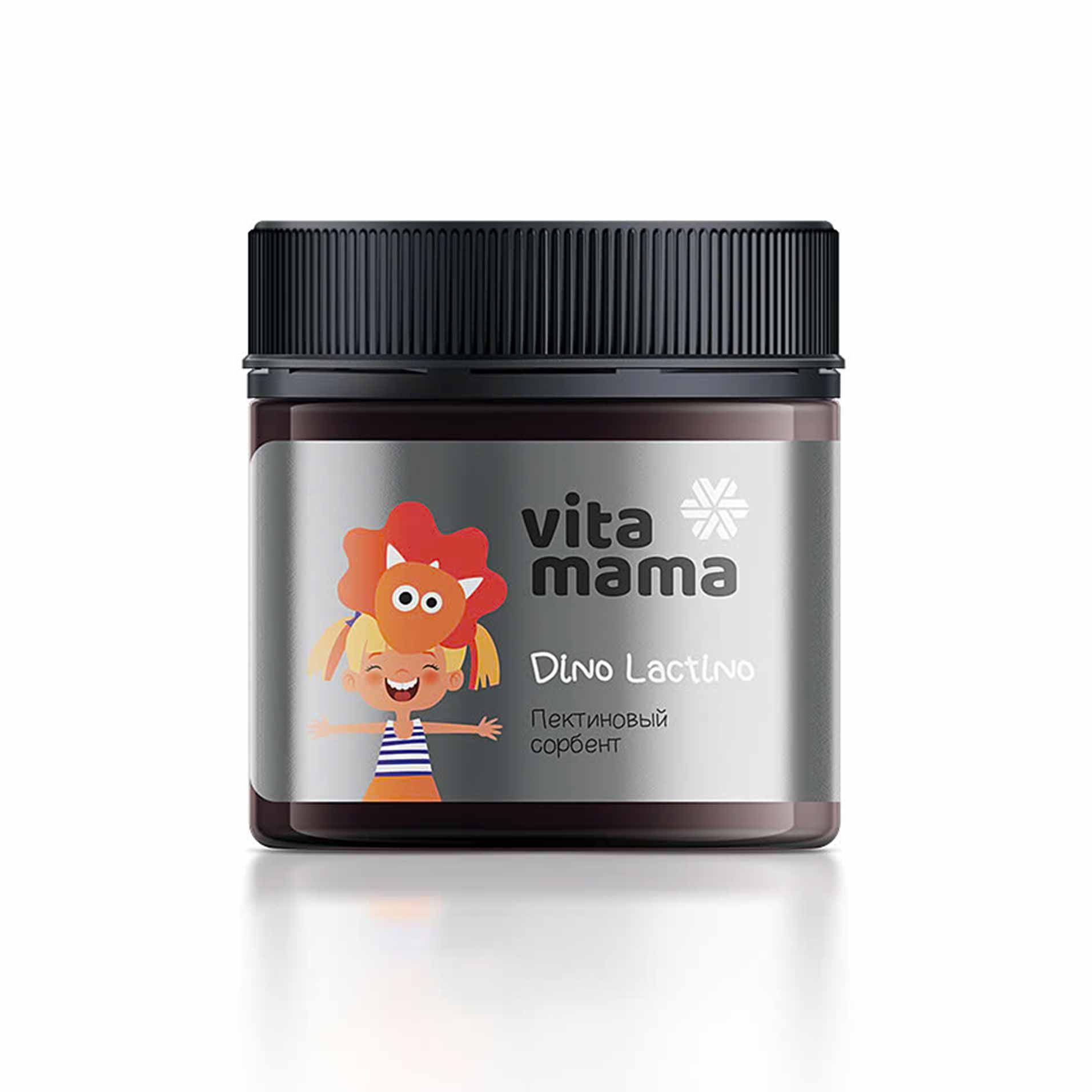 Thực phẩm bảo vệ sức khỏe  Vitamama. Dino Lactino Pectin Sorbent
